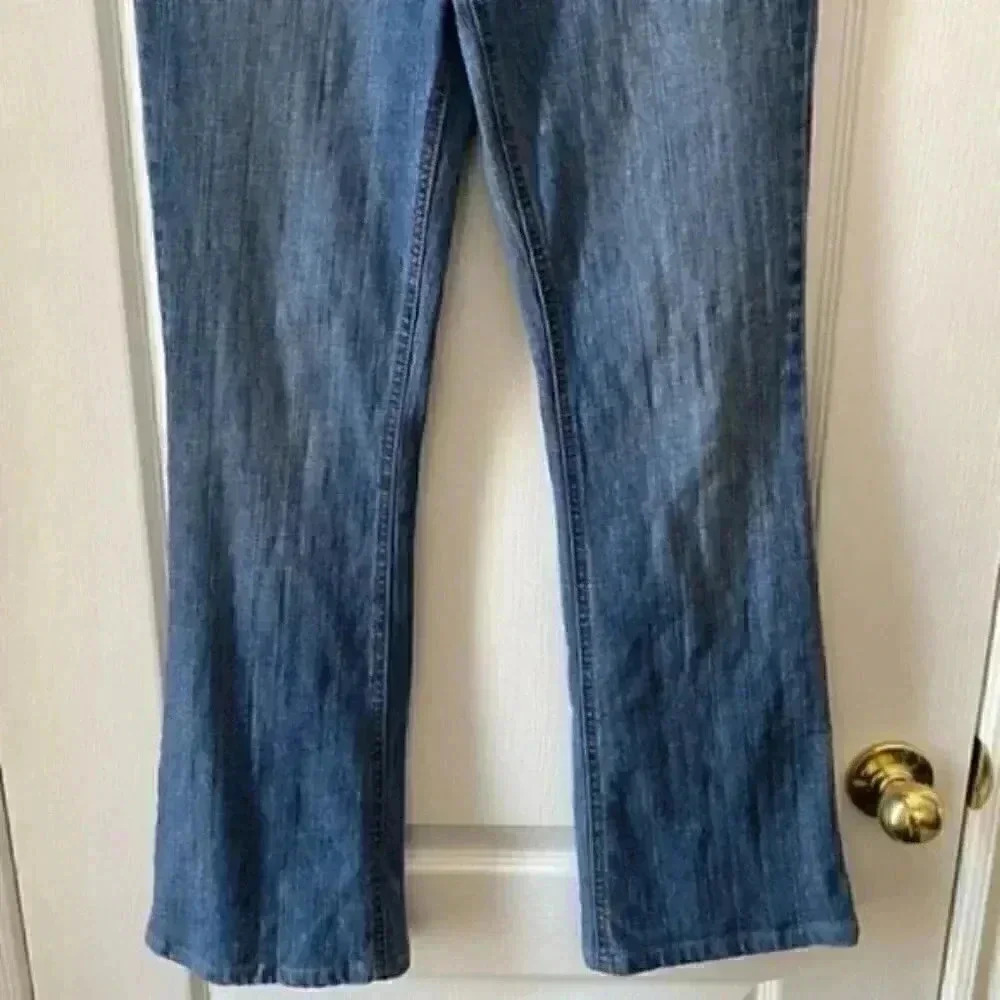 Vintage Bluenotes Low Rise Baby Bootcut Jeans Y2K Mid Blue Denim Size 26 - Picture 6 of 16